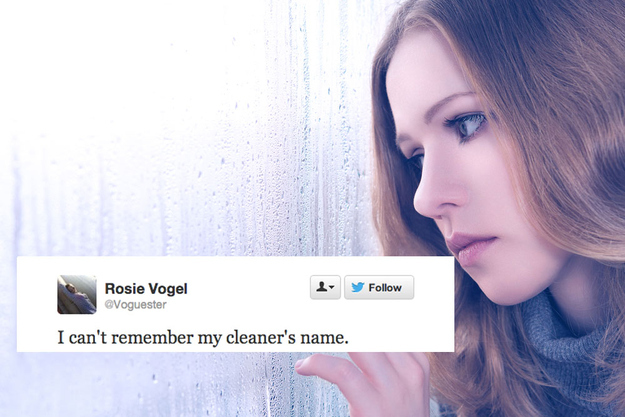 i forgot my cleaner''s name