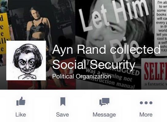 ayn took social security